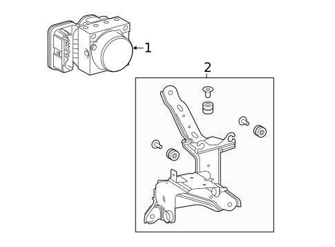 ABS Components for 2020 Toyota Avalon #0