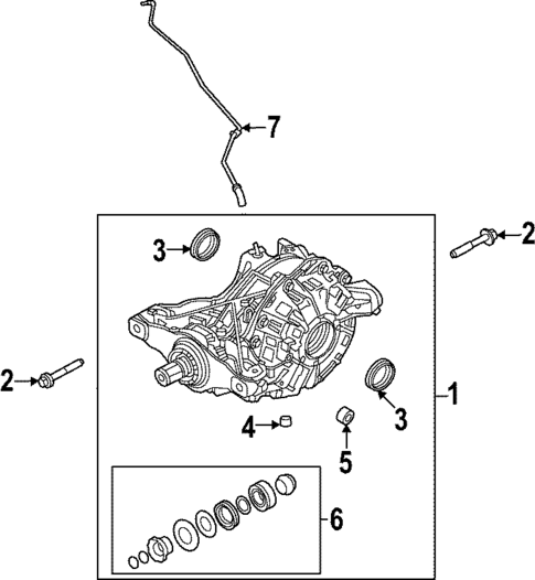 Axle & Differential for 2022 Land Rover Range Rover #1