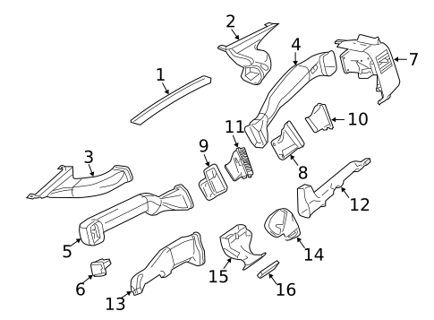 Ducts for 2018 Mercedes-Benz Sprinter 3500 #0