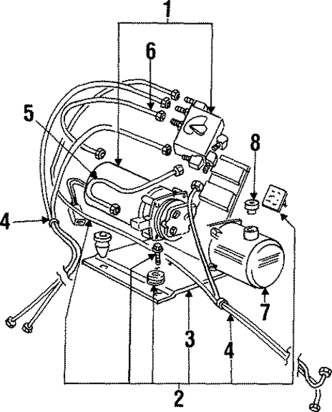 Motor & Components for 1995 Mitsubishi 3000GT #1