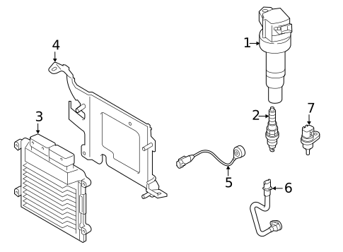 Ignition System for 2014 Kia Forte #0
