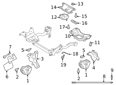 Suspension Mounting for 2010 Audi A5 Quattro #4