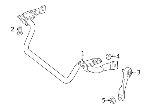 Stabilizer Bar & Components for 2022 Mercedes-Benz C43 AMG #2