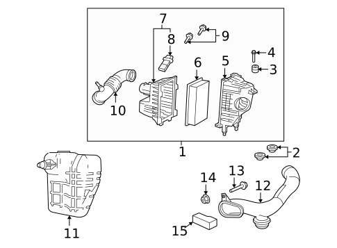 Air Intake for 2009 Mazda Tribute #1