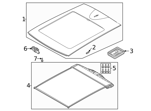 Sunroof for 2022 Land Rover Range Rover Evoque #1