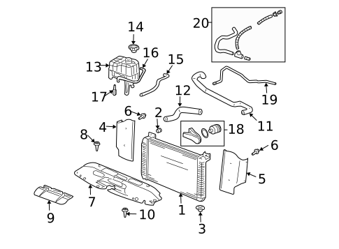 Radiator & Components for 2007 Chevrolet Silverado 1500 Classic #0