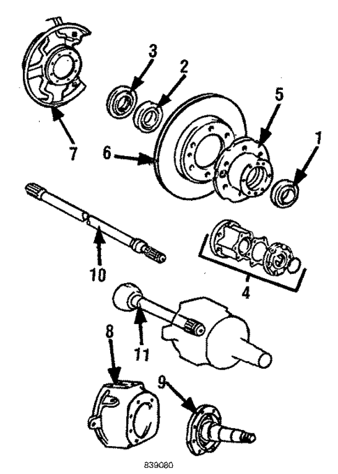 Front Suspension for 1985 Toyota Pickup #1