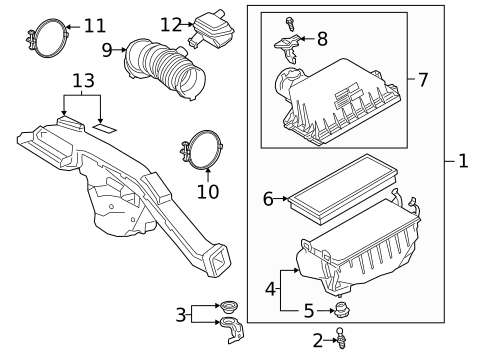 Air Intake for 2022 Toyota Avalon #0