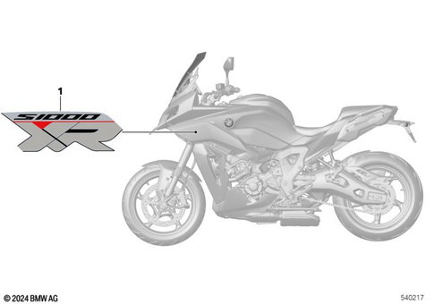 Stickers, Labels, Adhesive Film Strips for 2024 BMW-Motorrad S 1000 XR #8