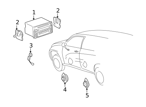 Sound System for 2004 Toyota RAV4 #0
