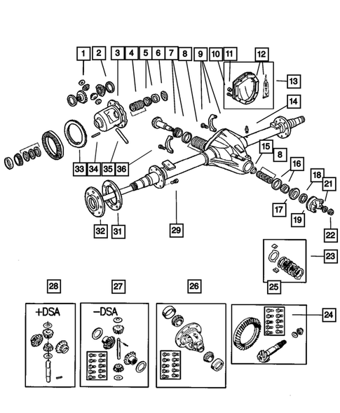 Differential and Housing for 2001 Dodge Ram 2500 #1