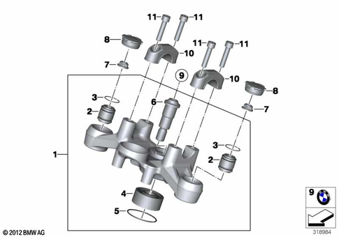 Telescopic Forks, Telelever for 2023 BMW-Motorrad R 1250 RT #1