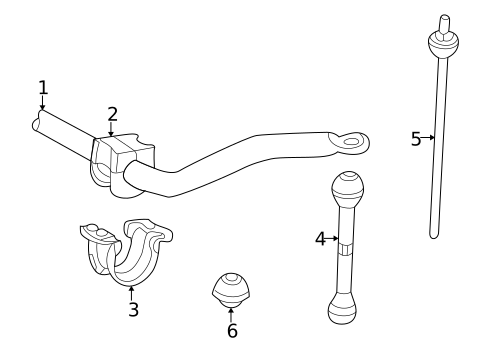 Stabilizer Bar & Components for 2008 Mazda B2300 #2