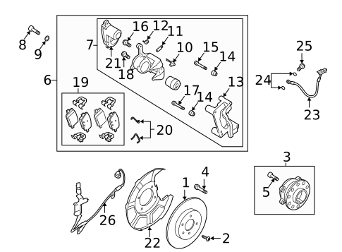 Hardware, Fasteners & Fittings for 2023 Kia Telluride #0