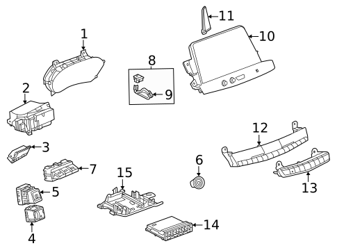 Switches for 2024 Cadillac CT4 #0