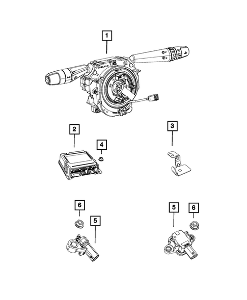 Air Bags for 2015 Jeep Renegade #1