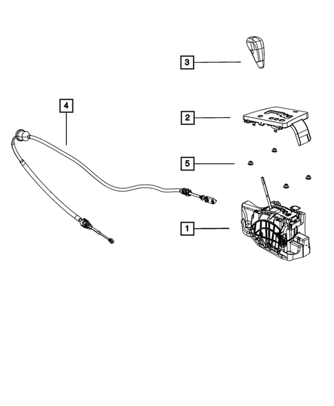 Gearshift Controls and Related Parts for 2010 Dodge Charger #0