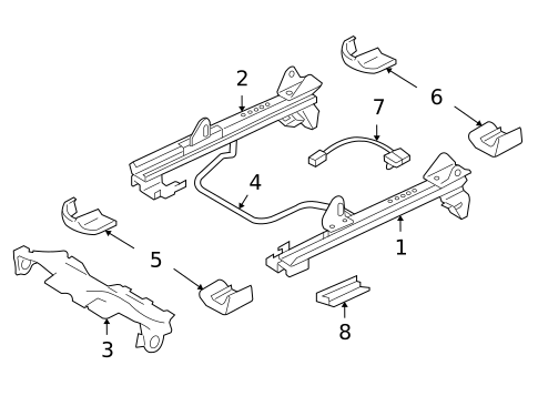 Tracks & Components for 2008 Volvo XC70 #1