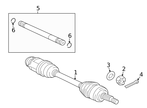 Drive Axles for 2008 Mitsubishi Lancer #0