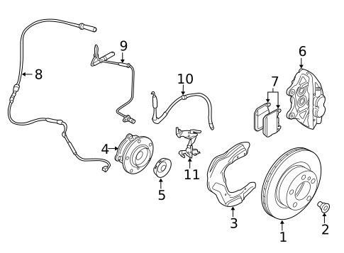 Front Brakes for 2016 BMW 428i xDrive #1