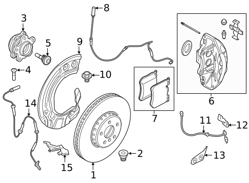 Brake Components for 2019 BMW X7 #2