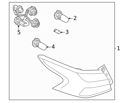 Bulbs - Chassis for 2023 Nissan Versa #3