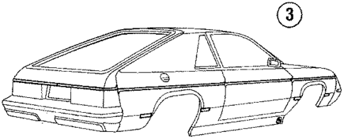 Stripe Tape & Decals for 1987 Dodge Charger #1