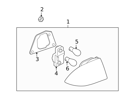 Bulbs - Chassis for 2007 Saab 9-5 #4
