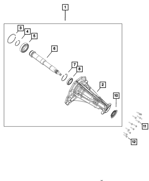 Case, Extension, Oil Pan, and Indicator (Dipstick) for 2010 Dodge Ram 3500 #0