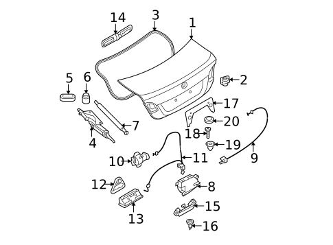 Trunk for 2011 BMW M3 #0