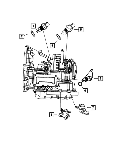 Sensors for 2009 Chrysler Sebring #3