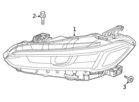 Headlamp Components for 2022 Honda Civic #0