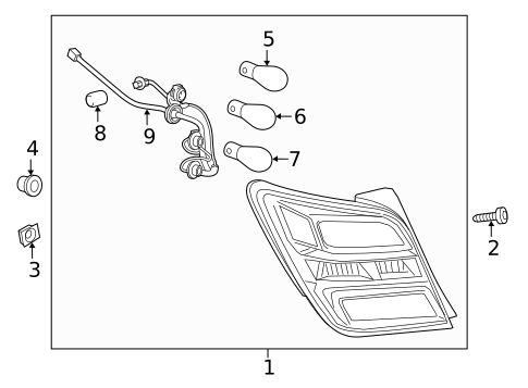 Bulbs - Chassis for 2017 Chevrolet Sonic #5