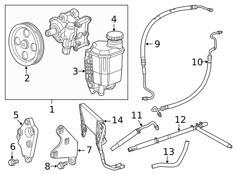 Pump & Hoses for 2013 Ram 3500 #2