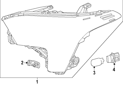 Headlamp Components for 2025 Toyota Sequoia #0