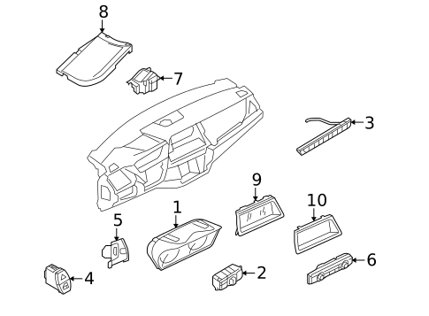 Switches for 2011 BMW X6 #2