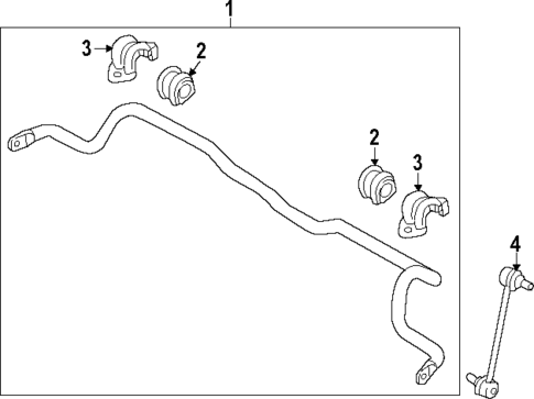 Stabilizer Bar & Components for 2025 Genesis GV60 #1