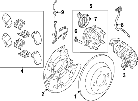 Rear Brakes for 2025 Kia K4 #0