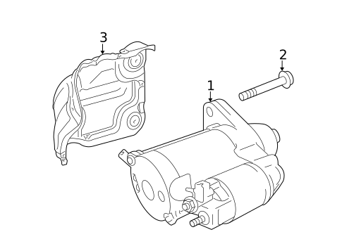 Starter for 2019 Lexus LX570 #1