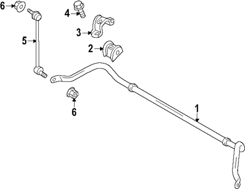 Stabilizer Bar & Components for 2025 Ford Transit-350 #1