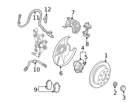 Brake Components for 2002 Kia Spectra #0