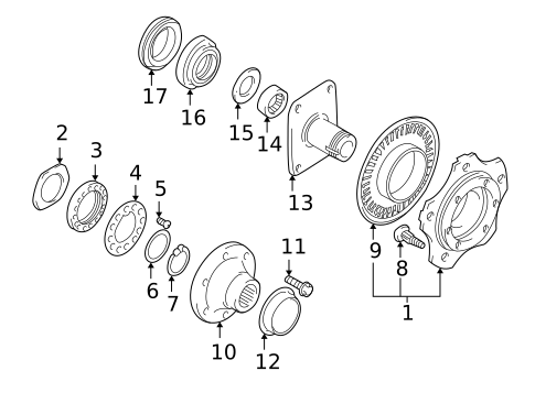 Anti-Lock Brakes for 2003 Suzuki Grand Vitara #3