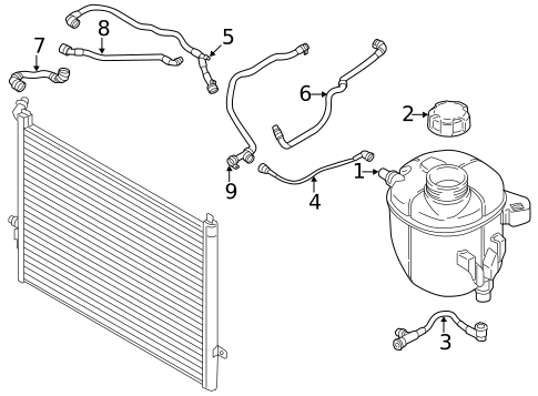 Hoses & Pipes for 2021 BMW 530i #0
