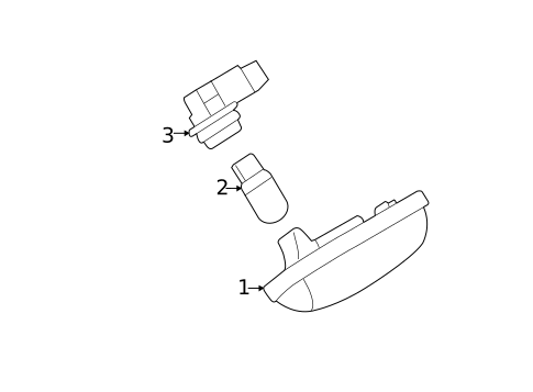 License Lamps for 2015 Subaru Impreza #1