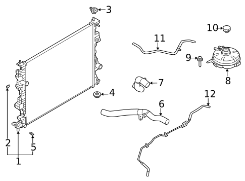 Radiators, Coolers & Related Components for 2023 Ford Escape #0