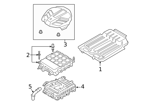 Battery for 2021 Hyundai Kona Electric #1
