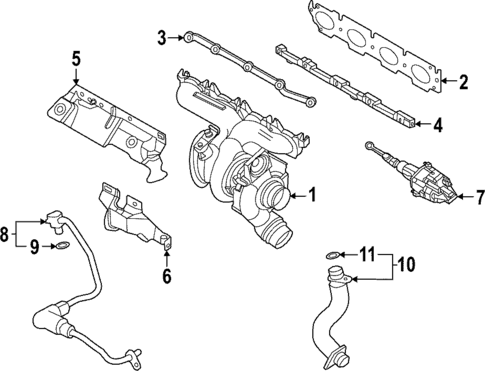 Turbocharger & Components for 2023 BMW 230i xDrive #0