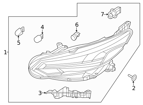 Headlamp Components for 2022 Nissan Sentra #0