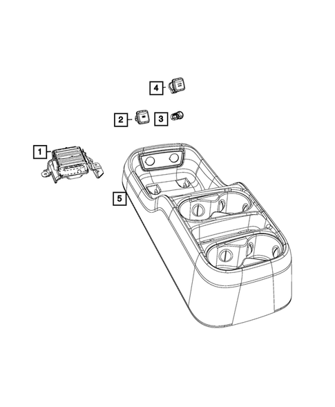 Radio, Antenna, Speakers, DVD, and Video systems for 2020 Chrysler Voyager #8