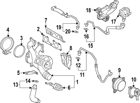 Turbocharger & Components for 2025 BMW 750e xDrive #0